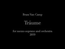 Bram Van Camp - Träume for mezzo soprano and orchestra (Christianne Stotijn, mezzo)